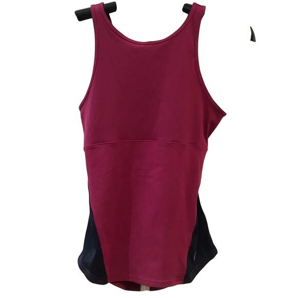 Nike Yoga Dri Fit Slim Fit Training Open Back Tank Top Medium DR0374-549 Pink - Picture 1 of 6